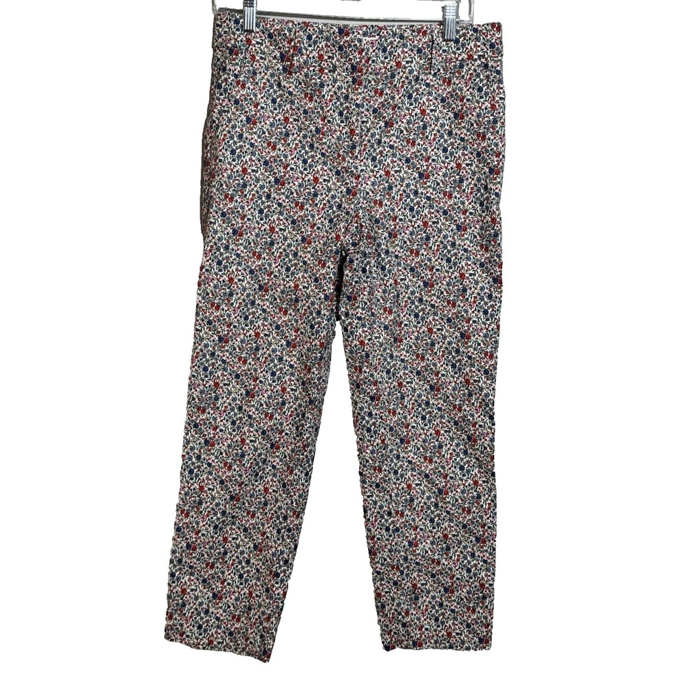 Ann Taylor LOFT The Women Size 4 Multicolor Floral Chinos